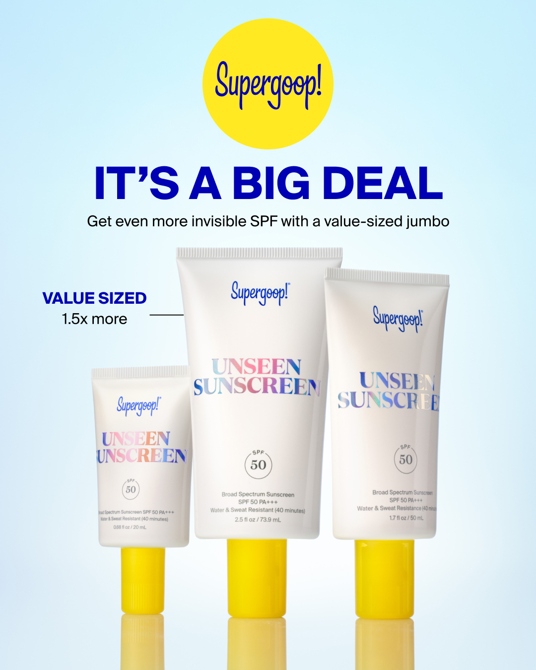Unseen Sunscreen SPF 50