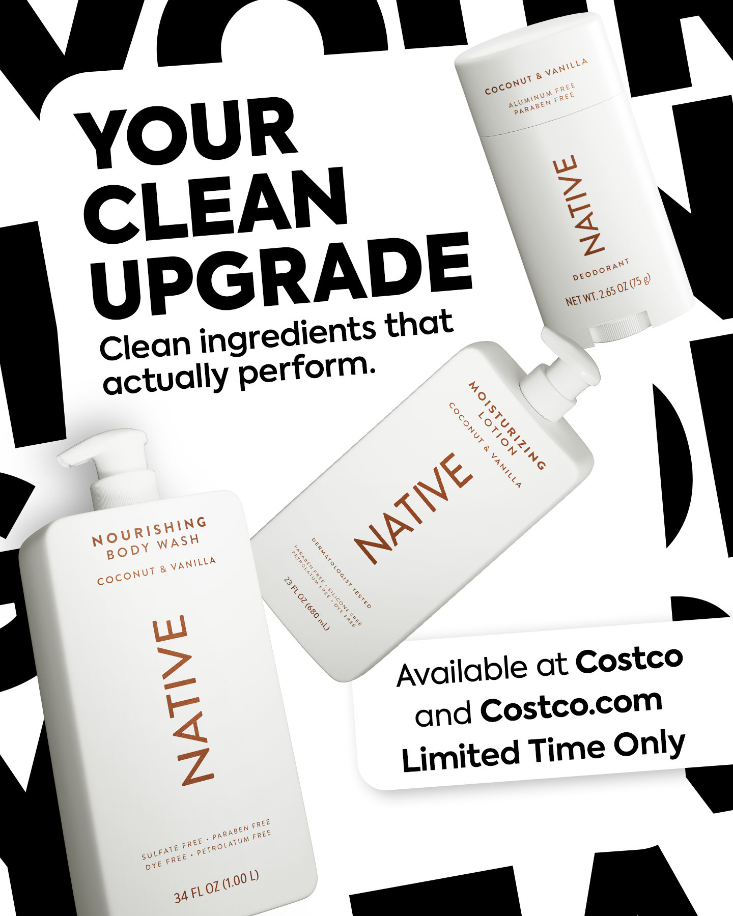 NATIVE: Now at Costco for a Limited Time