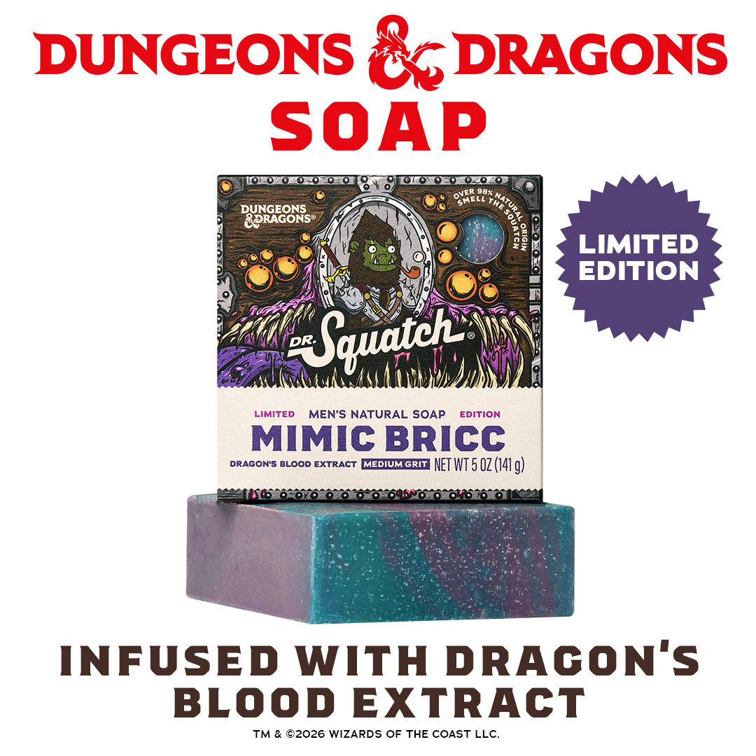🎲 DUNGEONS & DRAGONS: LIMITED EDITION SOAP
