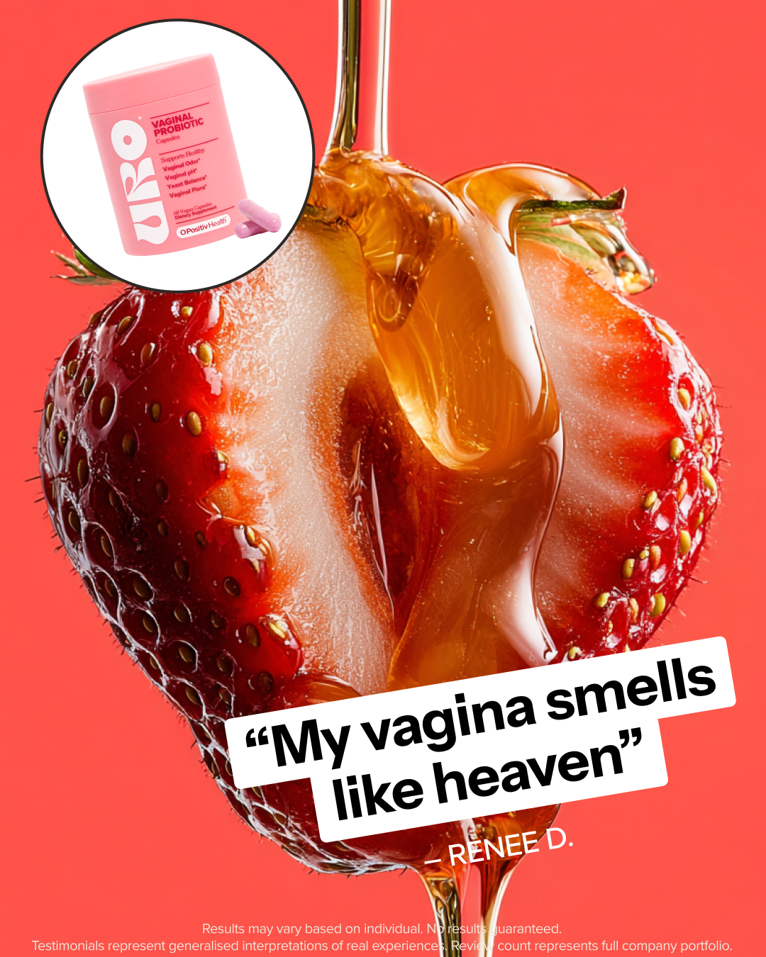"I'm FINALLY smelling healthy"