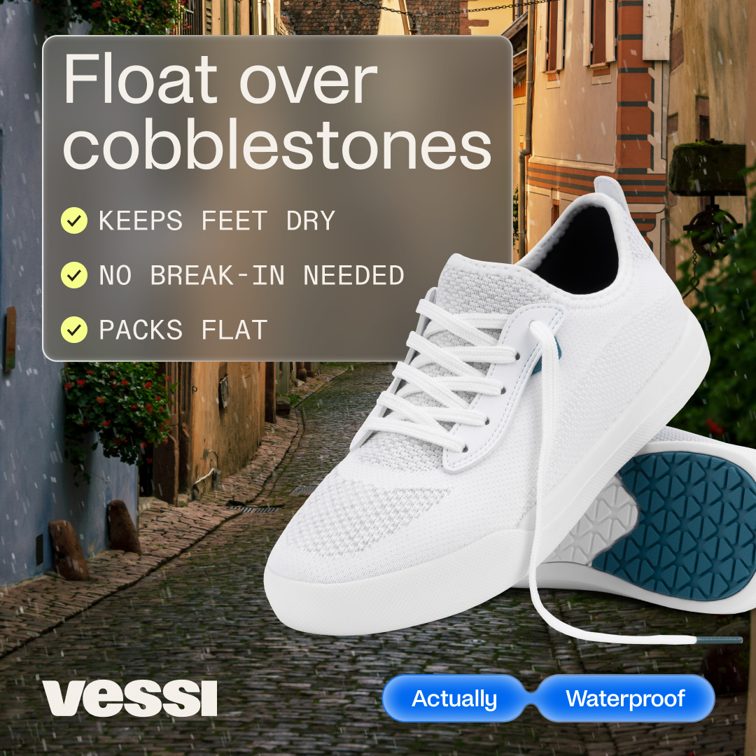 Float over cobblestones