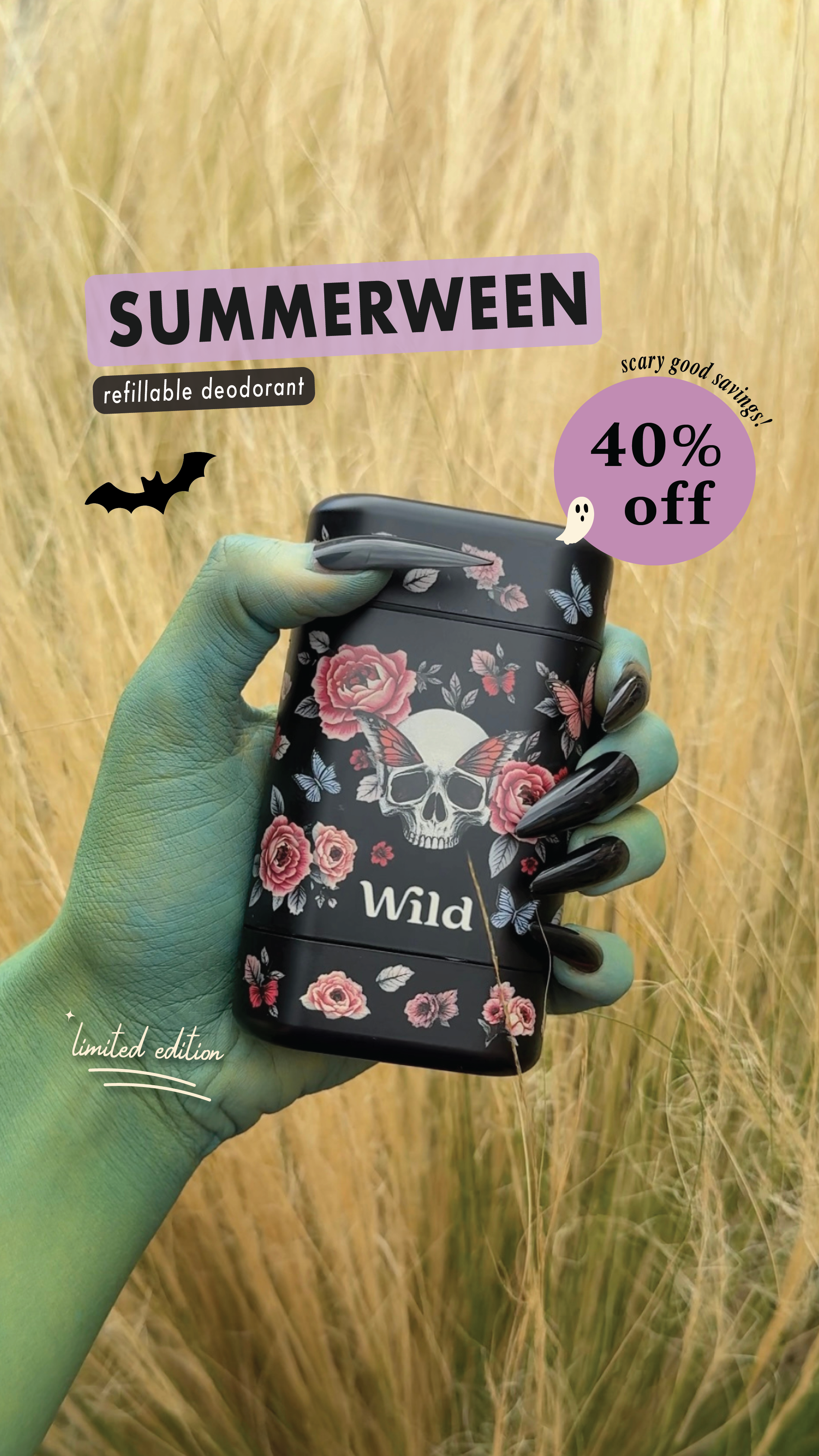 Get 40% off our Summerween sale! 🎃