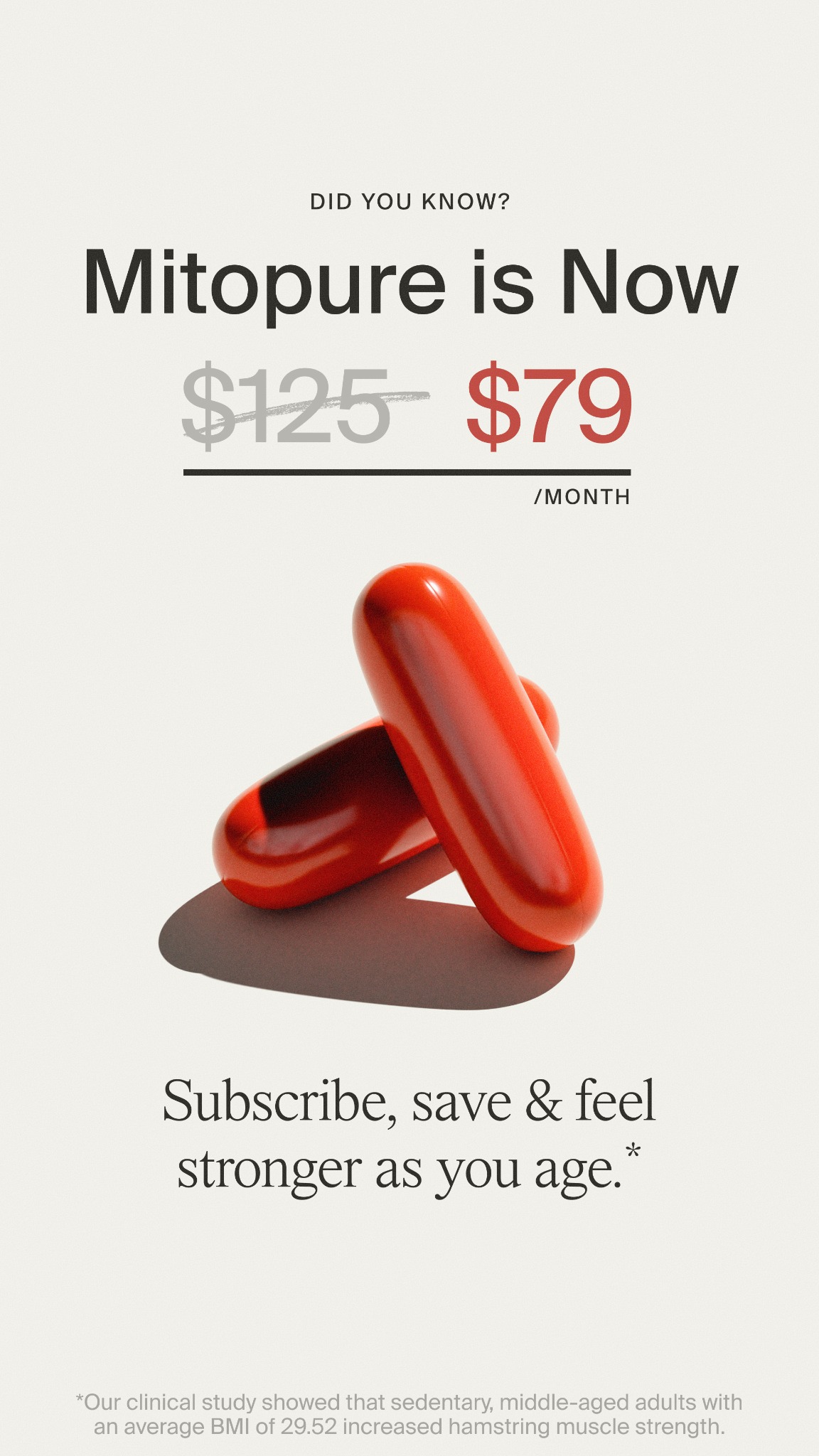 Save 20% On Mitopure®