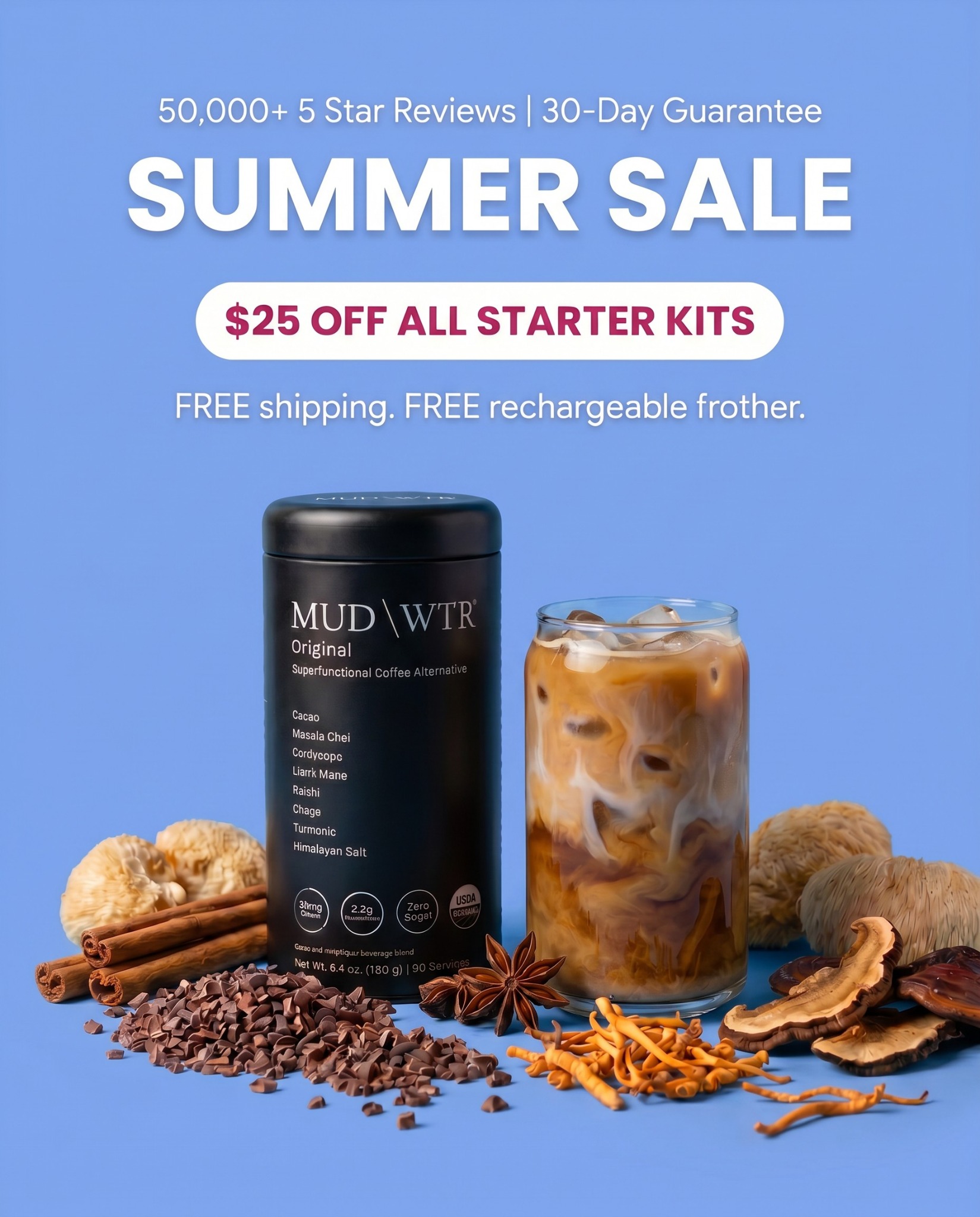 Get $25 off & a free frother