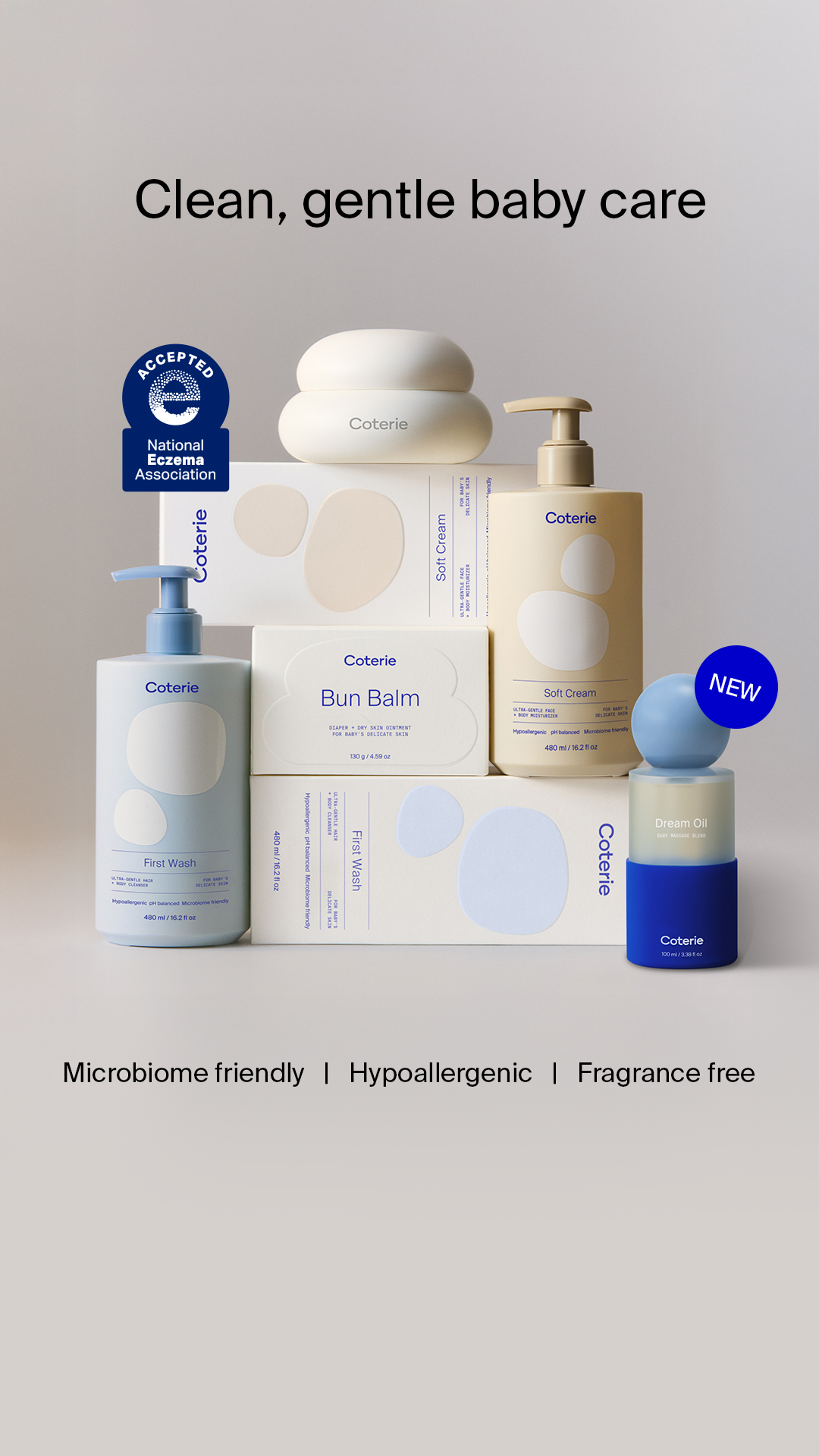 NEW: Clean, gentle baby care