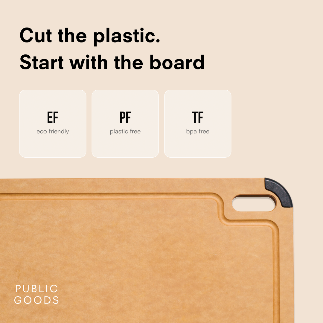 Three letters. No plastic anywhere in sight.