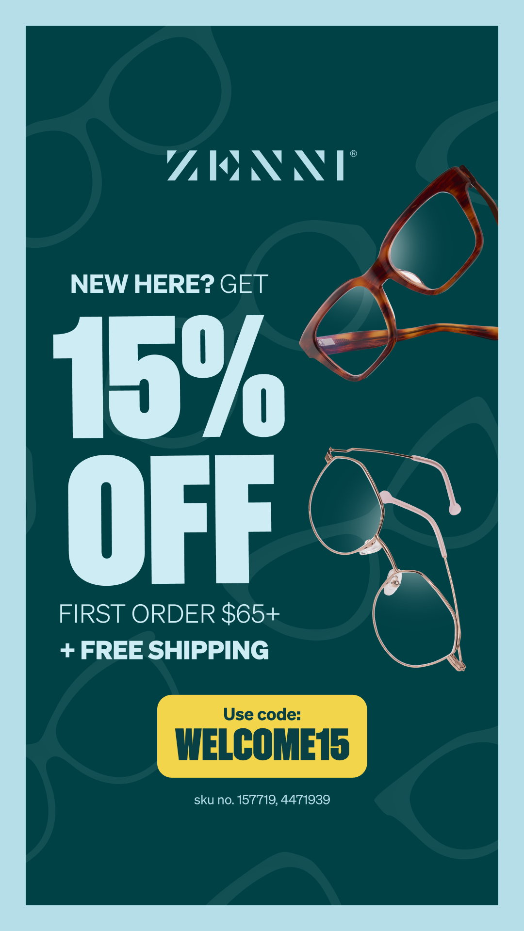 15% Off Your First Order