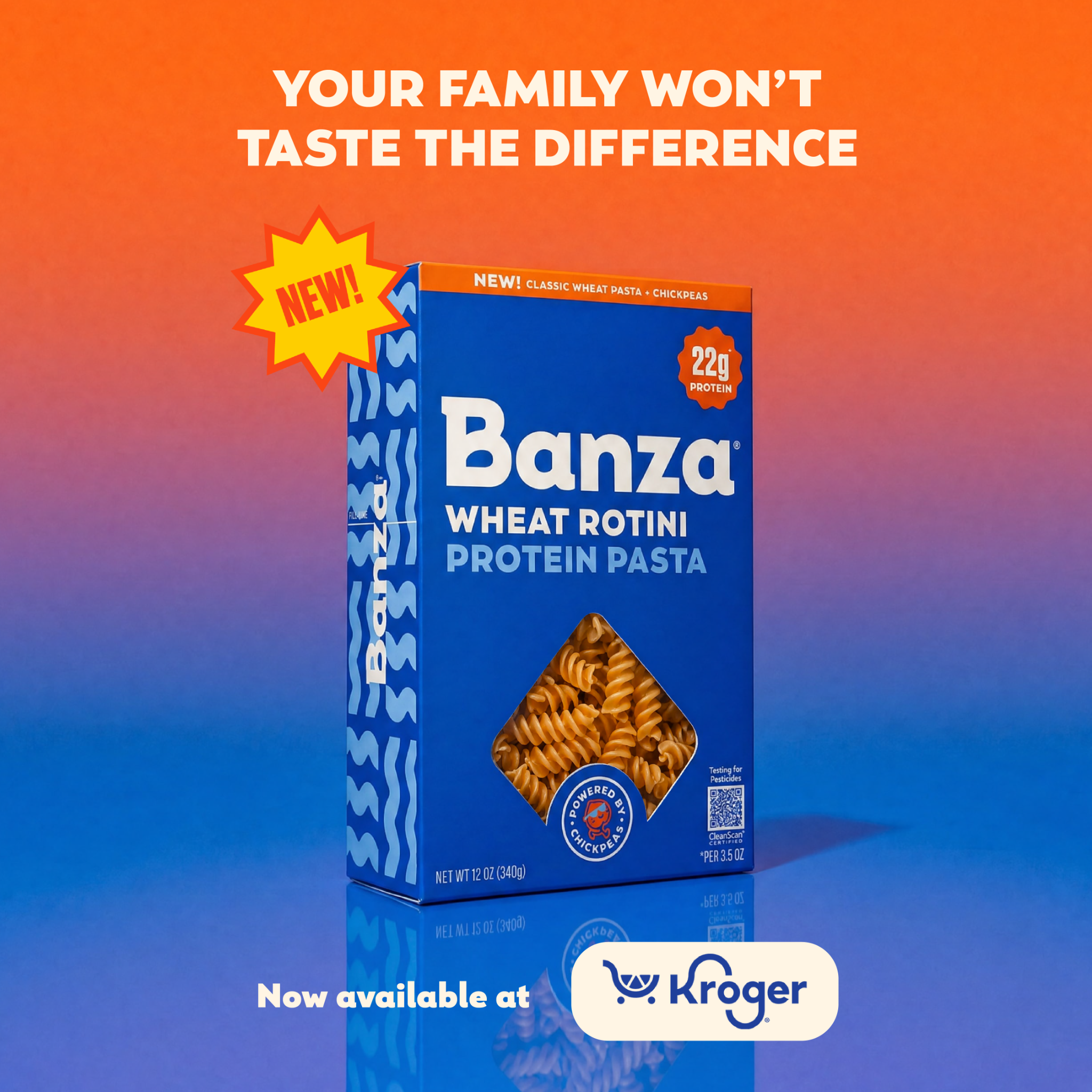 YOUR FAMILY WON'T TASTE THE DIFFERENCE