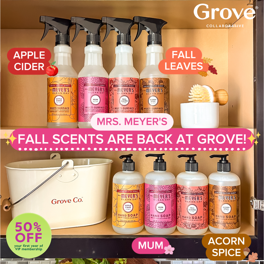 Shop limited edition fall scents from Mrs. Meyer's