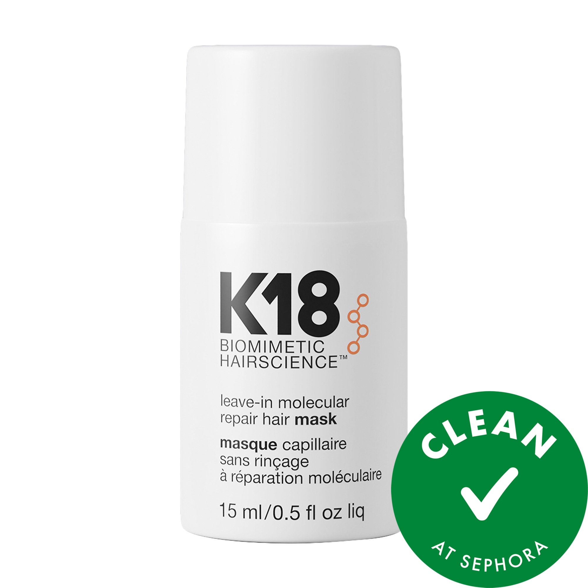 K18 Biomimetic Hairscience Mini Molecular Repair Hair Oil 0.34 oz / 10 mL