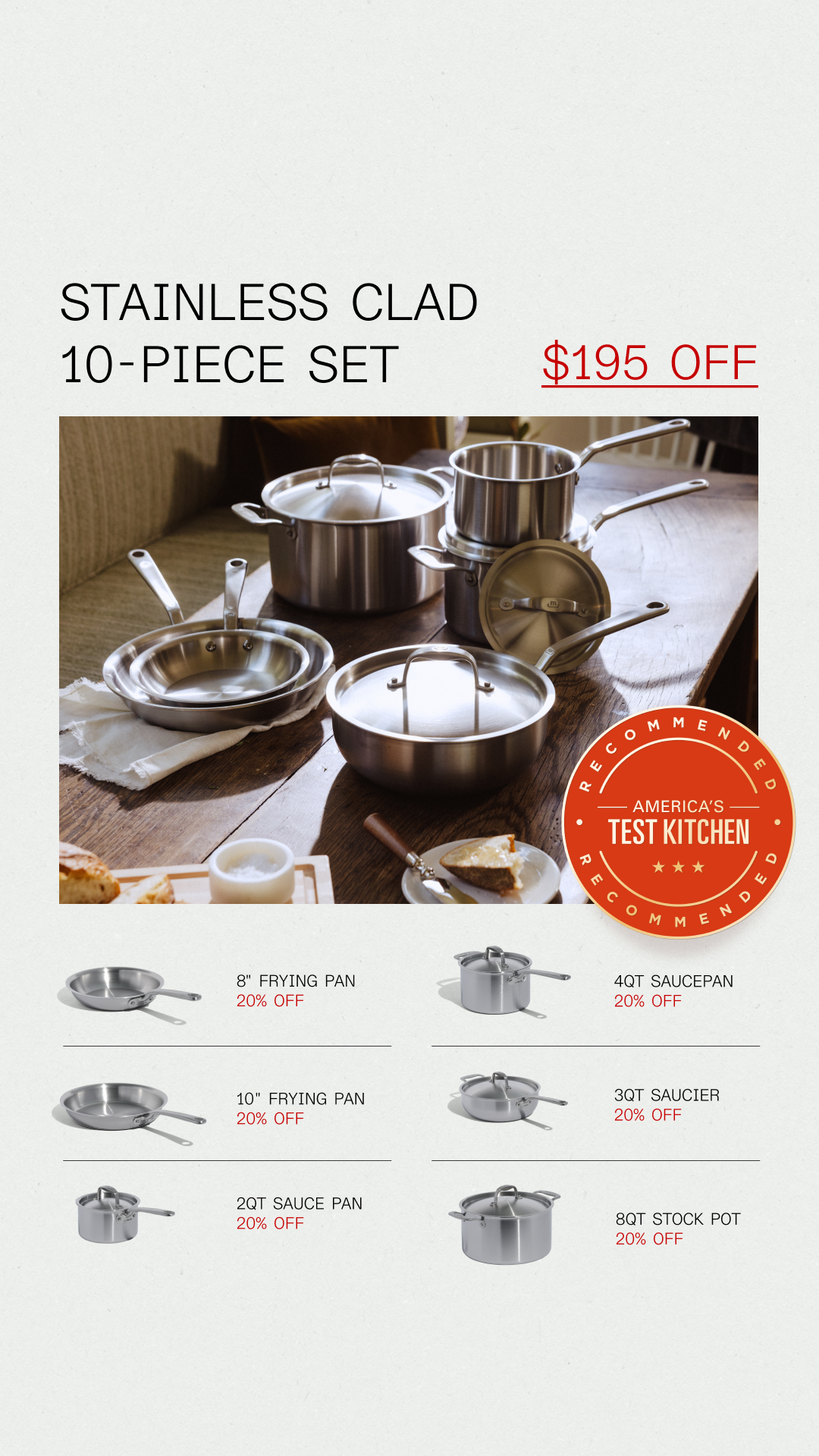 Performance Pans, Luxury Finishes