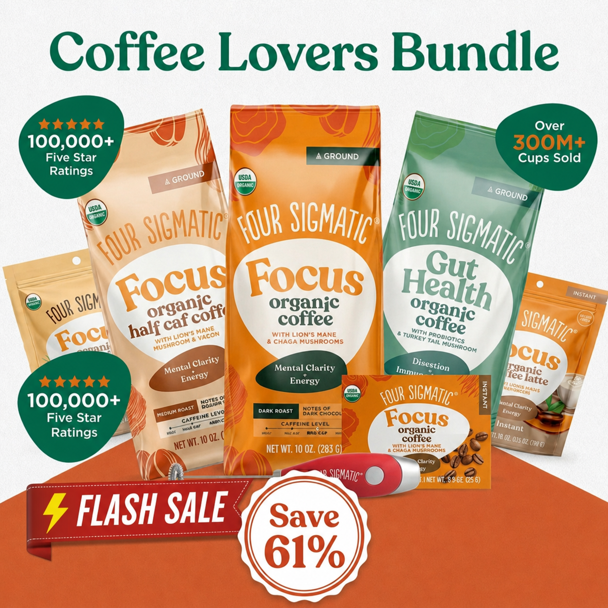 The COFFEE LOVER'S Bundle ☕️ 61% OFF