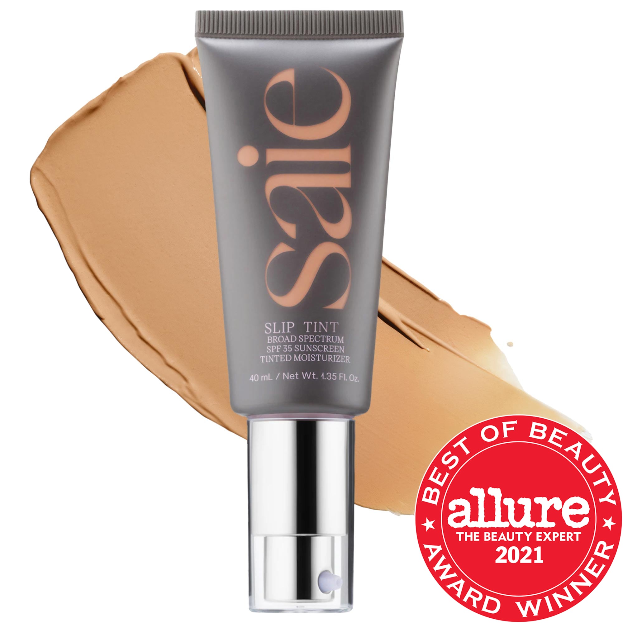 Saie Sunvisor Radiant Moisturizing Face Sunscreen SPF 35 1.35 oz/ 40 mL